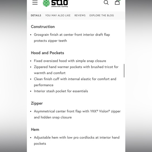 Stio East Butte Jacket - Picture 4 of 13